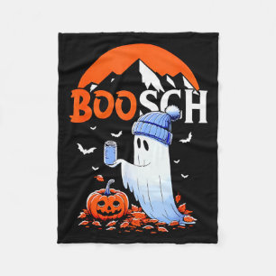 Ghost Boosch Beer Halloween  Fleece Blanket