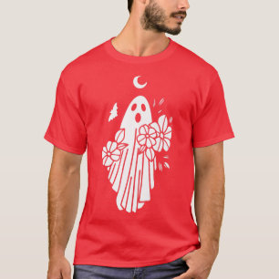 Ghost Bride Lazy Halloween Costume Funny Spirit Gh T-Shirt