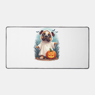 Ghost Bulldog Boo Desk Mat