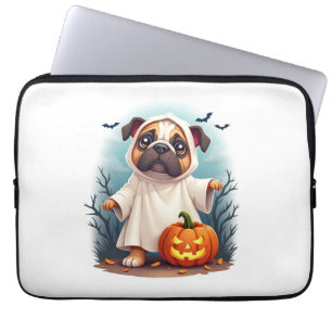 Ghost Bulldog Boo Laptop Sleeve