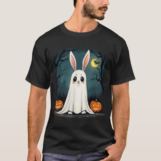 Ghost Bunny Halloween Boohop Ghost Bunny  T-Shirt
