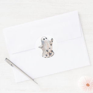 Ghost butterfly stickers Halloween