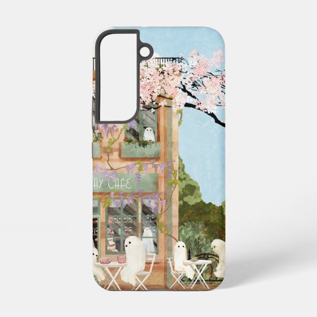 Ghost Cafe Samsung Galaxy S22 Case (Back)