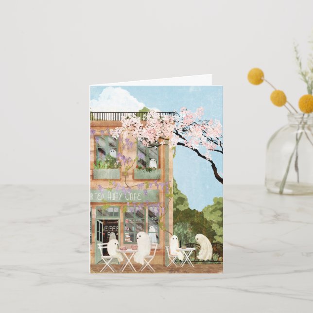 Ghost Cafe Thank You Card (Front)