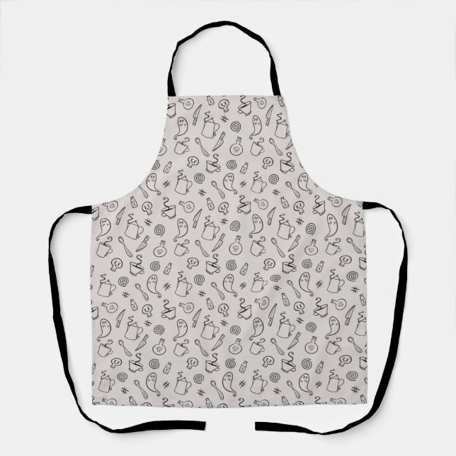 Ghost Cafe (Version 2) Apron (Front)