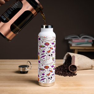 Ghost Candy Halloween Water Bottle