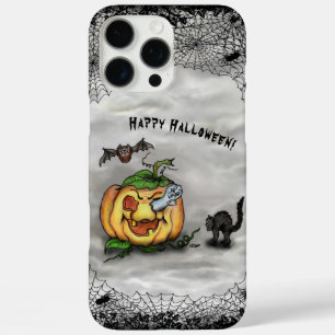 Ghost , Cat , Bat and Pumpkin , Happy Halloween! iPhone 16 Pro Max Case