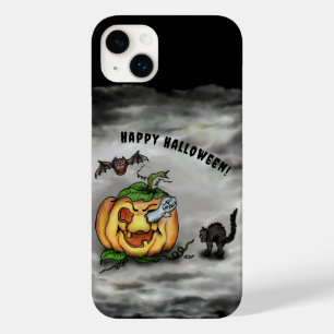 Ghost , Cat , Bat and Pumpkin , Happy Halloween! Case-Mate iPhone 14 Plus Case