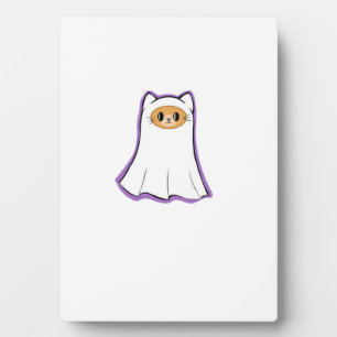ghost cat Classic T-Shirt_3 Plaque