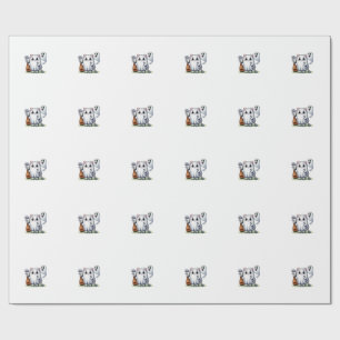 Ghost Cat Golf Pumpkin Halloween. Tank Top Wrapping Paper