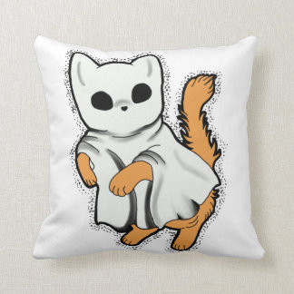 Ghost cat is ready to haunt Pillow