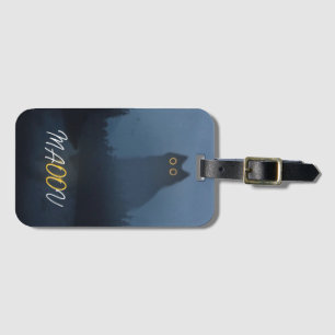 Ghost Cat Luggage Tag