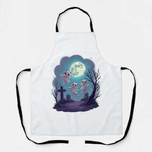 Ghost Cat Parade Apron