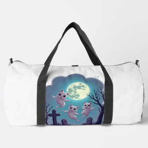 Ghost Cat Parade Duffle Bag