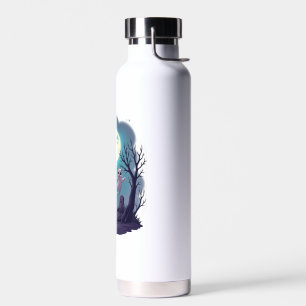 Ghost Cat Parade Water Bottle