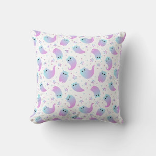 Ghost cats Halloween pattern Cushion