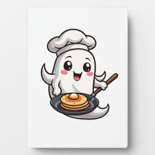 Ghost Chef � Funny Halloween Cooking Tee Plaque