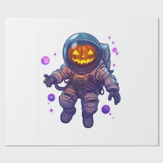 Ghost Chef � Funny Halloween Cooking Tee Wrapping Paper (Flat)