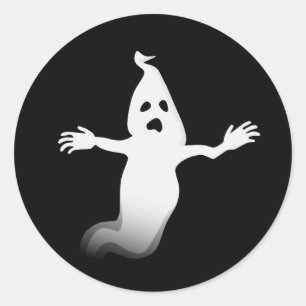 Ghost Classic Round Sticker