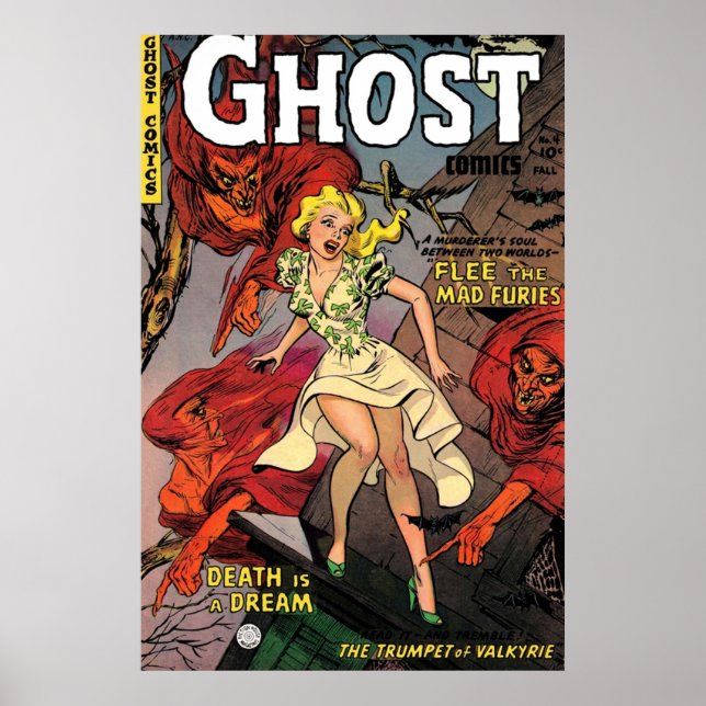 Ghost Comics Vintage Comic Cover Poster (Front)