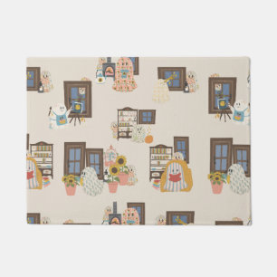 Ghost Cottage Cosy Autumn Doormat