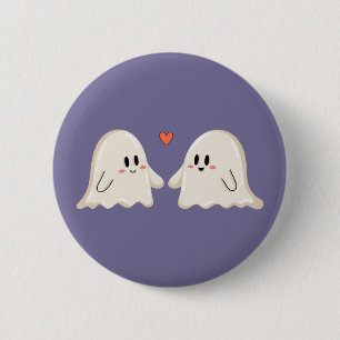 Ghost Couple in Love 6 Cm Round Badge