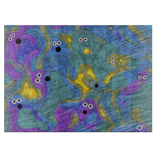 Ghost Cutting Board (Front)