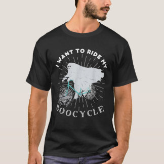 Ghost Cycling Bicycle Bike Funny Boocycle Cycling  T-Shirt