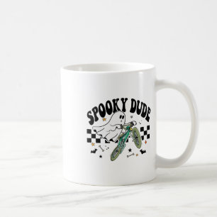 Ghost Cycling Bicycle Bike Retro Halloween Party C Coffee Mug
