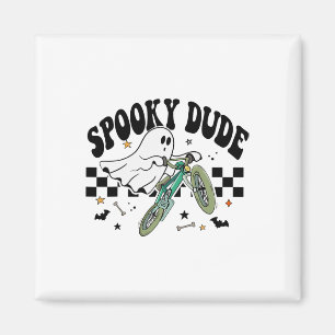 Ghost Cycling Bicycle Bike Retro Halloween Party C Magnet