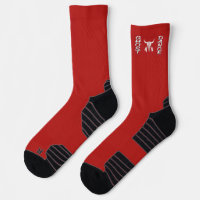 Ghost Dance red high performance socks