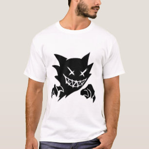 Ghost Demon Sketchy Blackwork Tattoo Flash T-Shirt