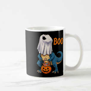 Ghost Dinosaur T Rex Pumpkin Boo Funny Halloween C Coffee Mug