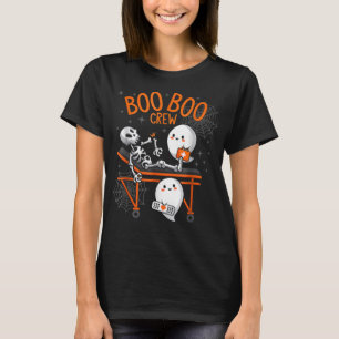 Ghost Doctor Paramedic EMT Nurse Halloween Boo Boo T-Shirt