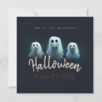 Ghost Dogs Halloween Costume Pet Party