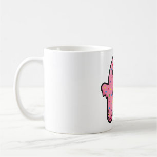 Ghost Doughnut Sprinkles Cute Halloween Art Coffee Mug