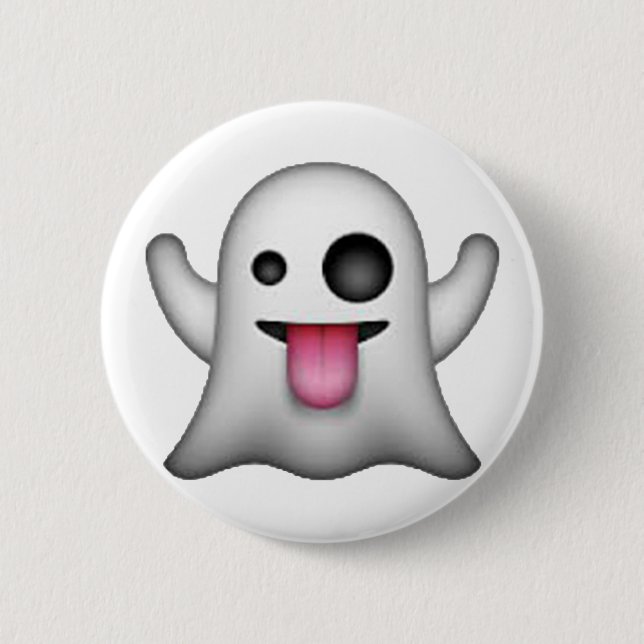 Ghost - Emoji 6 Cm Round Badge (Front)