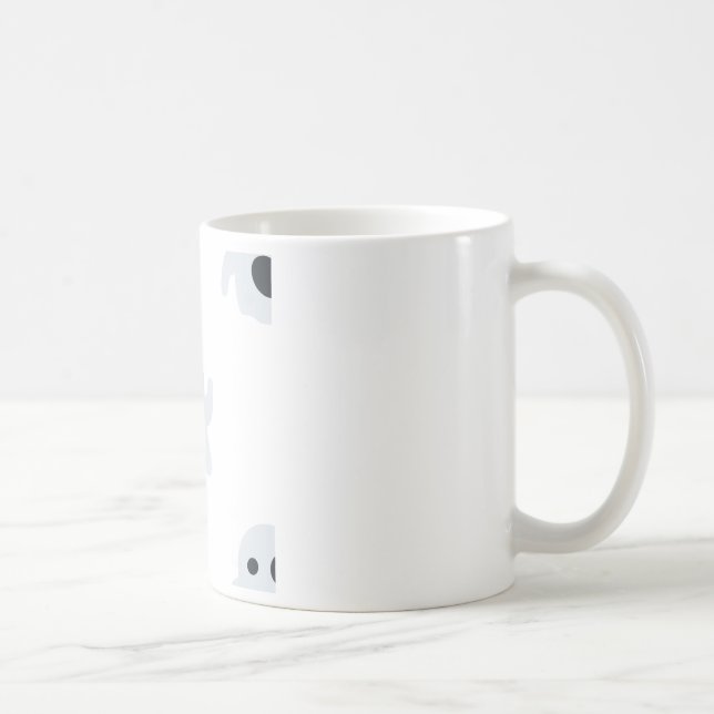 ghost emoji coffee mug (Right)