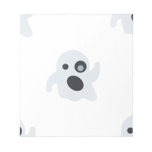 ghost emoji notepad