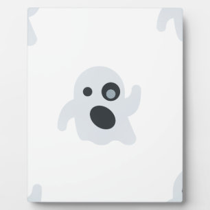 ghost emoji plaque