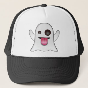 ghost_emoji trucker hat