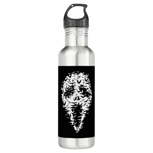 Ghost Face Bats 710 Ml Water Bottle (Front)