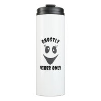 Ghost Face Ghostly Vibes Only Custom Halloween