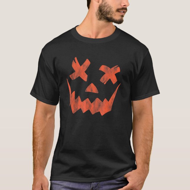 Ghost Face I Spooky Halloween I Costume I T-Shirt (Front)