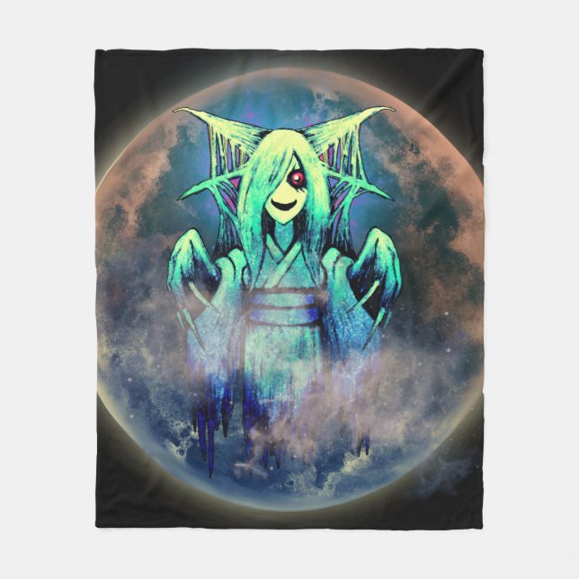Ghost  fleece blanket (Front)