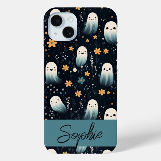 Ghost Flowers Case-Mate iPhone Case (Back)