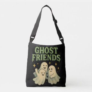 Ghost Friends - Black Crossbody Bag