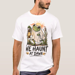 Ghost Frog Shirt, Halloween Frog T-Shirt, We Haunt T-Shirt