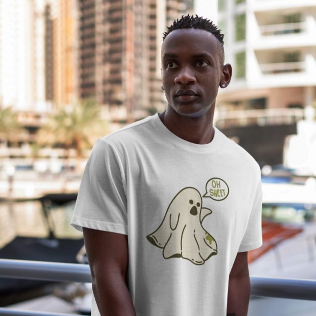 Ghost Funny Pun Cartoon   T-Shirt (Creator Uploaded)