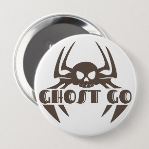 Ghost Go Spooky Season 10 Cm Round Badge